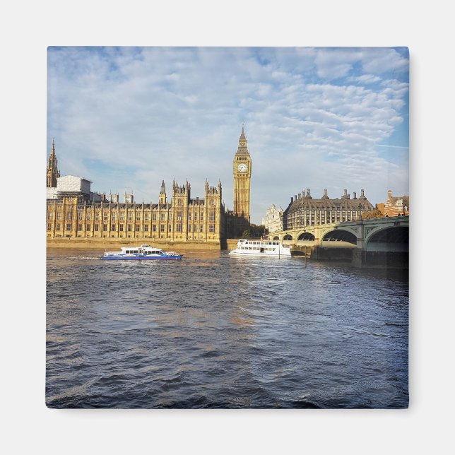 London - Houses of Parliament Magnet (Front)