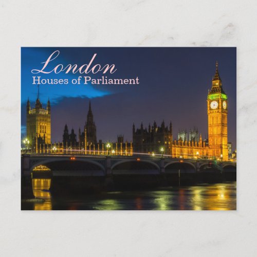 London _ Houses of Parliament postcard