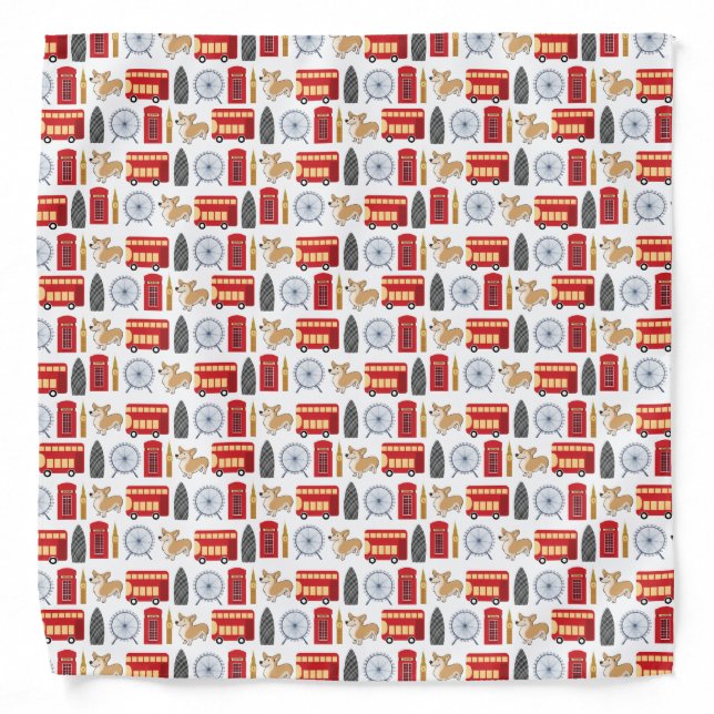 London Icon Collage Bandana (Front)