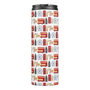 London Icon Collage Thermal Tumbler