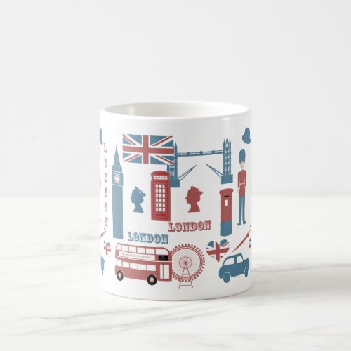 London Icons Retro Love Souvenir mug