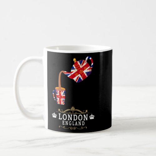 London Idea For Kids With Union Jack Uk Flag  Tea Coffee Mug