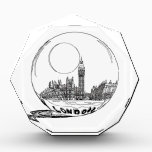 London in a glass ball . award<br><div class="desc">Drawing Graphite Ink/pen Other Black-&-white Illustration</div>