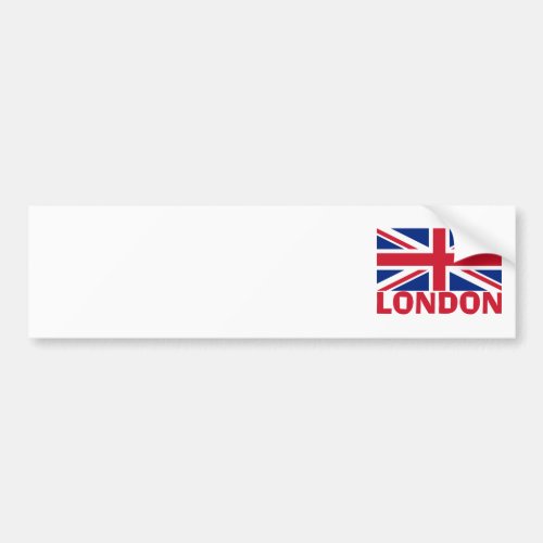 London in Red Bumper Sticker