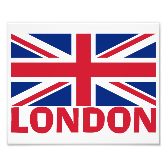 London in Red Photo Print (Front)