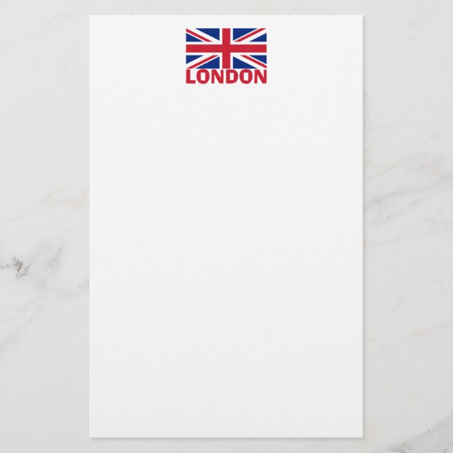 London in Red Stationery (Front)