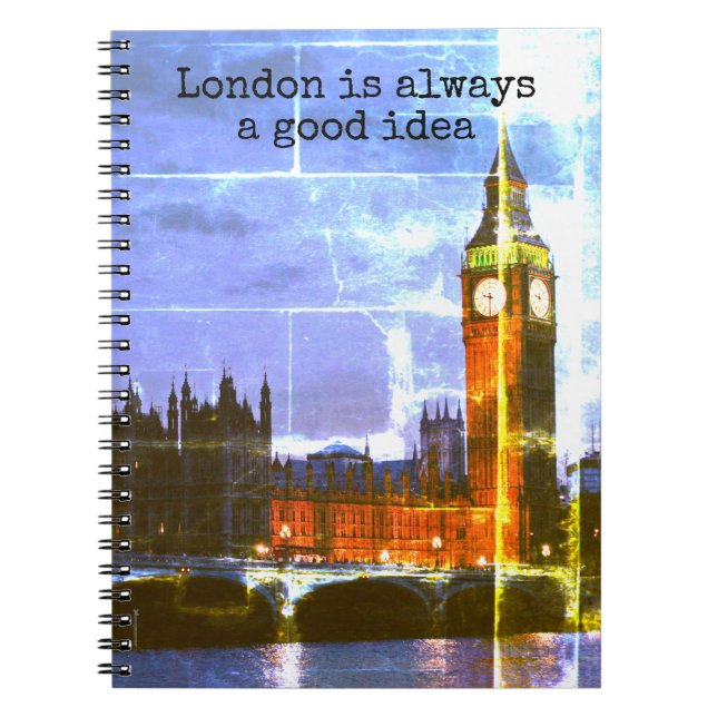 London is always a good idea, personalised notebook (Front)