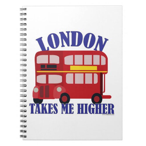 London It Takes Me Higher Notebook