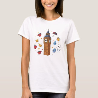 London Kawaii Big Ben T-Shirt – Cute British Trave
