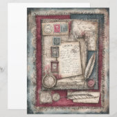 London & Lace Decoupage Paper Sheet (Front/Back)
