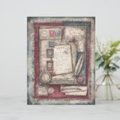 London & Lace Decoupage Paper Sheet (Standing Front)