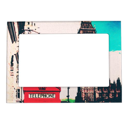 London Landmark Vintage Photo Magnetic Frame