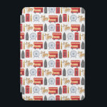 London Landmarks Icon Collage iPad Mini Cover<br><div class="desc">All the favorites including the Queen's corgi on decorative London collage gifts,  cases and accessories.</div>