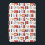 London Landmarks Icon Collage iPad Mini Cover<br><div class="desc">All the favorites including the Queen's corgi on decorative London collage gifts,  cases and accessories.</div>