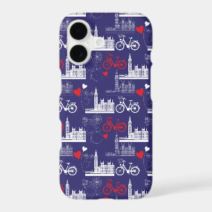 London Landmarks Pattern iPhone 17 Case