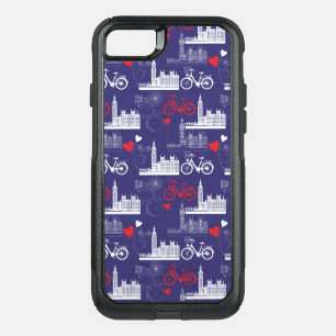 London Landmarks Pattern OtterBox Commuter iPhone SE/8/7 Case