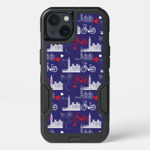 London Landmarks Pattern iPhone 13 Case