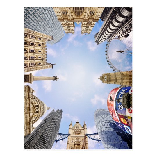 London Landmarks Postcard