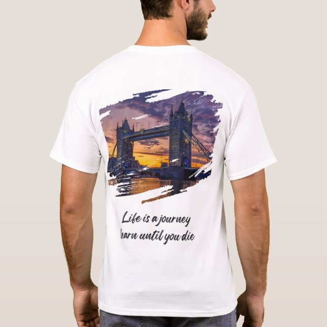 "London Legacy: Sunset Silhouette" T-Shirt (Back)