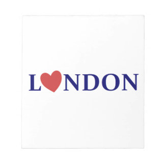 London love notepad