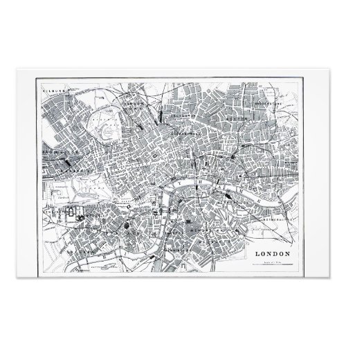 London Map Photo Print