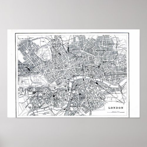 London Map Poster