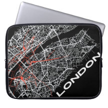 London mapped laptop bags