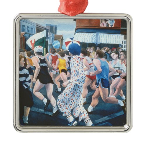 London Marathon 1996 Metal Ornament