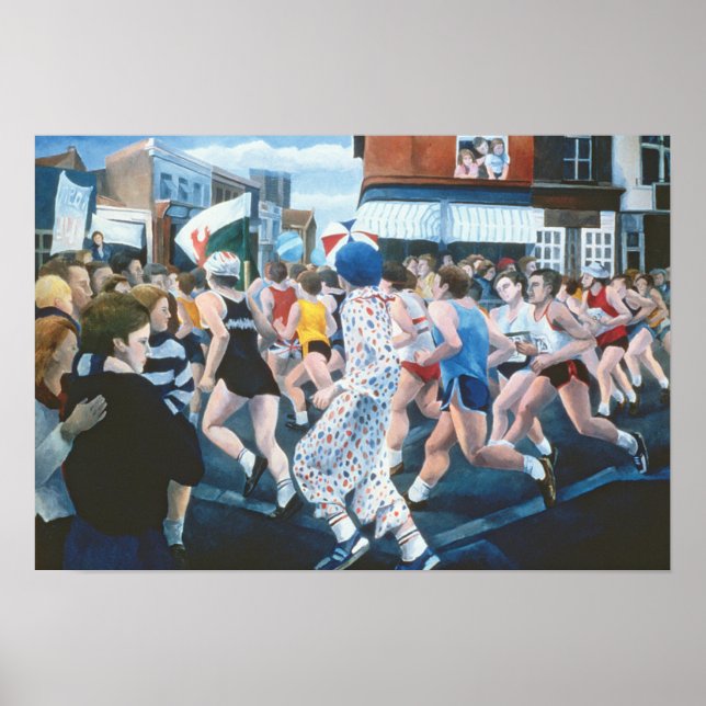 London Marathon 1996 Poster (Front)