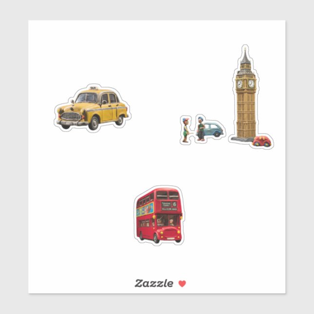 london modeling clay sticker (Sheet)