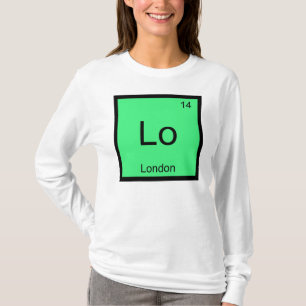 London  Name Chemistry Element Periodic Table T-Shirt