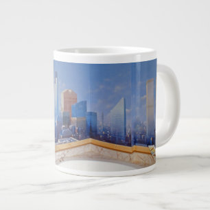 London New York Crash Giant Coffee Mug
