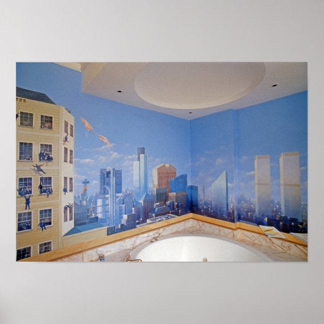 London New York Crash Poster (Front)