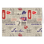 London Newspaper Pattern (Front Horizontal)
