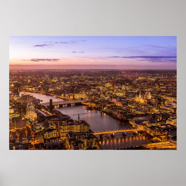 London night skyline poster (Front)