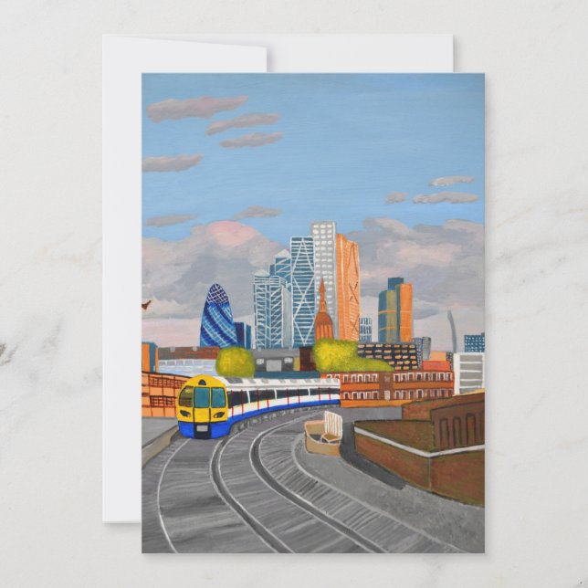 London Overground invitation card  (Front)