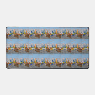 London Overground train Desk Mat