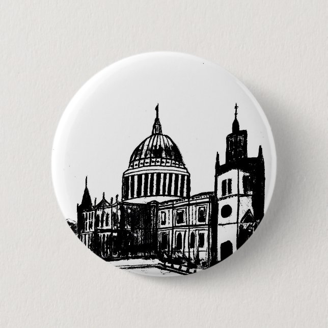 London painting button (Front)