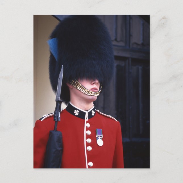 London Palace Guard Postcard (Front)