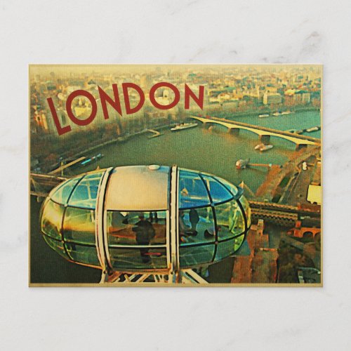 London Panorama Postcard