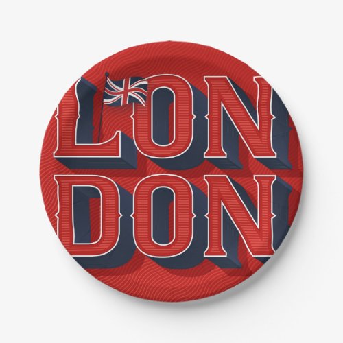 London Paper Plates