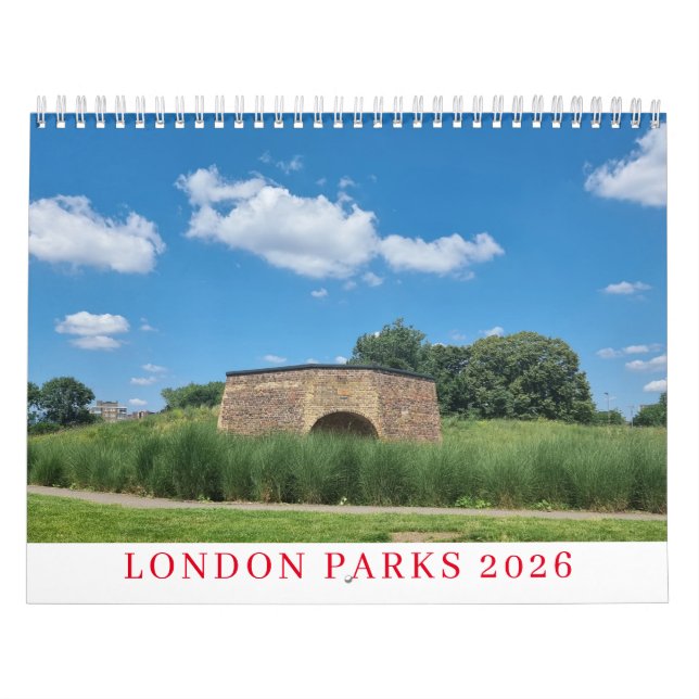 London parks 2026 calendar (Cover)
