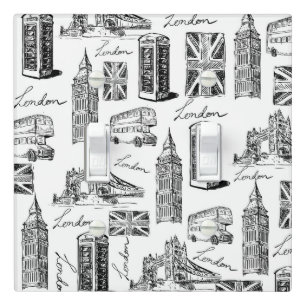 London Pattern Light Switch Cover