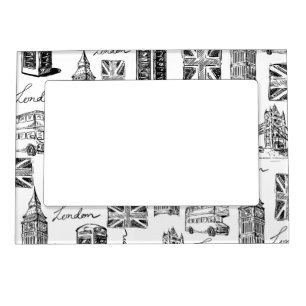 London Pattern Magnetic Frame