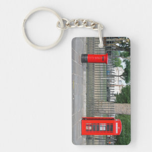 London phone booth & postbox keychain