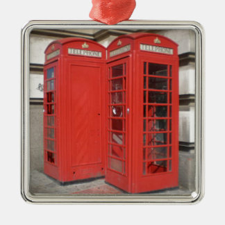 London Phone Booth Products Metal Ornament