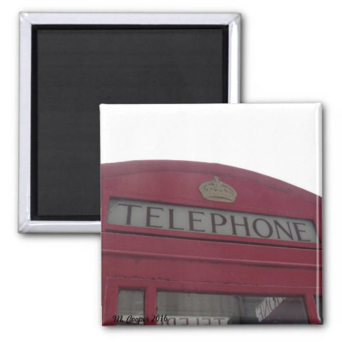 London Phone Box Magnet