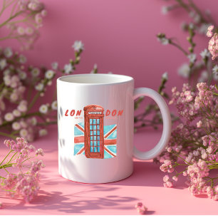London Phonebooth Giant Coffee Mug