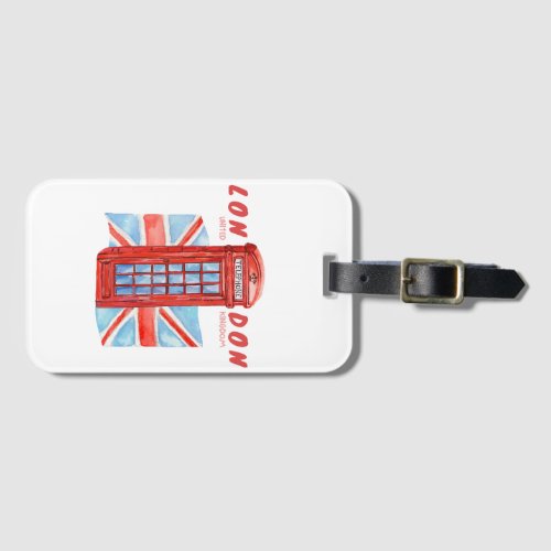 London Phonebooth Luggage Tag