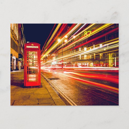 London phonebooth postcard